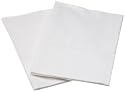 Pinzon Hemstitch 400-Thread Count  Egyptian Cotton Sateen Standard Pillowcase, Set of 2, White