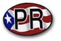 Puerto Rico - Wavy Oval Decals