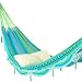 Deluxe Mayan Hammock - Pastel Blue, Turquoise, Soft Green