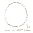 Orphelia Damen-Schmuckset Pearl Kette-Armband-Ohrstecker 925 Sterlingsilber mit S��wasserperlen ZK-2745