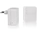 Netgear XAVB2101-100FRS Pack de 2 adaptateurs CPL Ethernet Powerline 200 Mbit/s Nano Sans prise femelle Homeplug AV 1 port
