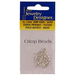 2.5mm Silver Crimp Bead