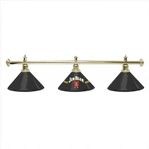 3-Shade Pool Table Light in Black by Jim Beam
