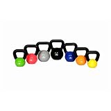 Troy Vinyl Kettlebells - Set of 7 Kettlebells from 10 lb. to 30 lb. VKB-SET