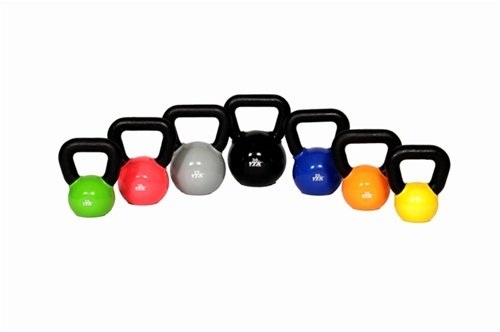 TROY 30 lb Vinyl Kettlebell Black TROY 30 lb Vinyl Kettlebell Black
