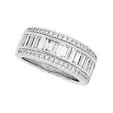 14K White Gold Diamond Anniversary Band - 2.00 Ct.