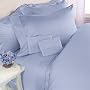 300-THREAD-COUNT OLYMPIC QUEEN SHEET SET 300TC EGYPTIAN COTTON SHEET SET 300 TC - BLUE SOLID