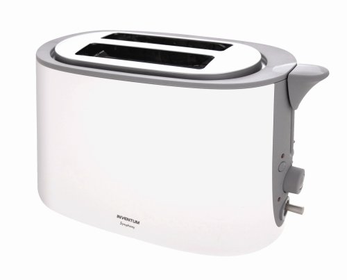 Inventum GB73W Toaster 2 Schlitz 800 Watt grau 