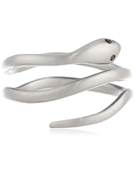 Satya Jewelry "Serpent" Silver Coils Ring