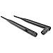 onelinkmore 978-1090MHz Rubber Antenna with SMA Plug Connector 5dbi Gains Ads-b Aerial (Pack of 2)