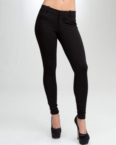 bebe Kristie Welt Pocket Skinny Pant - PETITES