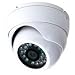 1/3-Inch Sony Color CCD 3.6mm Lens 540 TV Lines 24 IR LED, Weather Resistant Dome, White Color, !!! MADE IN KOREA, NOT CHINA, WITH GENUINE JAPANESE CHIPSET !!!