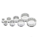 316L Surgical Steel Hollow Spider-Web Screw Fit Tunnel,sold individually