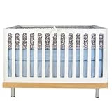 Flutter Blue 4 Piece Crib Bedding Set