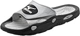Baseball - Mizuno Men's Runbird Black/Silver Slides