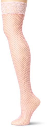 Leg Avenue Women's Fishnet Stockings  with Stay Up Lace Top #9201