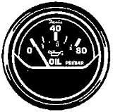 Faria Euro Series Marine Instruments Oil Pressure For American Sending Unit, Description 0 To 80 Psi