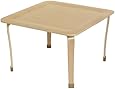 ECR4Kids Wood Activity Table with Bentwood Legs