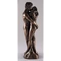Erotic Bronze Figurine As One Lovers Statue By O. Tupton