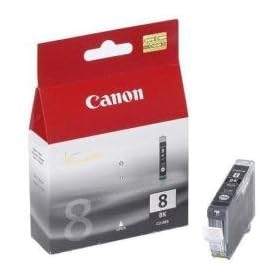 Canon No. 8 Black Ink Cartridge (Chromalife 100 Inks, CLI-8BK)