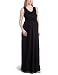 Nuka Women's Maternity Claire Maxi Dress,Black,Medium