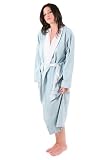 Women's Luxury Spa Robe, Terry Cotton Lined Bathrobe