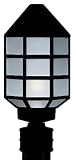 3137 Outdoor Lighting Post in Black
