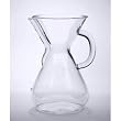 Chemex Eight Cup Glass Coffee Maker with Glass Handle - 8 Cup Coffee Maker