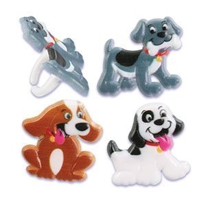 Puppy Dog Cupcake Rings (24-Pack)