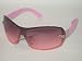 Ladies Oversized Fashion Sunglasses / Shades - in PINK