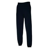 Fruit Of The Loom Mens Elasticated Cuff Jog Pants / Jogging Bottoms