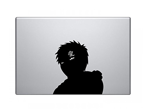 Gaara Naruto Vinyl Decal Car Window Wall Macbook Notebook Laptop Vinyl Decal