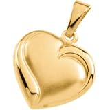 14K Yellow Gold Heart Design Pendant
