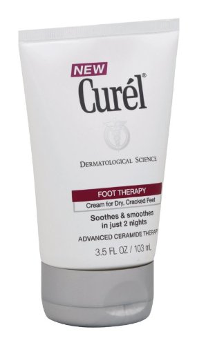 Curel Avanced Ceramide Foot Therapy,  3.5-Ounce Tube (Pack of 3)