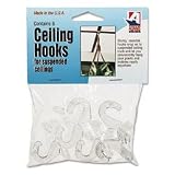 ADM1900993241 - Clear Plastic Ceiling Hooks