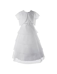 Girls Tiered Striped Print Cotton/Polyester/Spandex  Dress