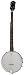 Epiphone MB-100 Banjo, Vintage Satin Brown, Chrome Hardware