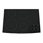 Whirlpool : 30 inch Electric Cooktop w/ 4 Radiant Elements