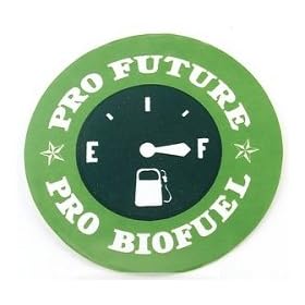 Infamous Network - Pro Biofuel Pro Future - Round Stickers 3"
