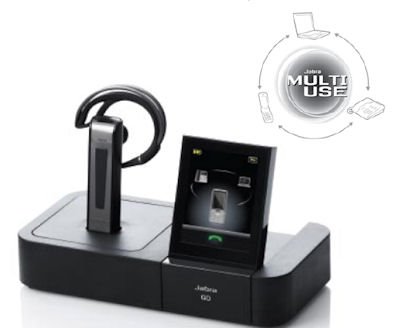 Jabra PRO-9470 Bluetooth Headset with Touchscreen Base