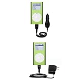 Essential Kit for the Apple iPod Mini - includes Car and Wall Charger with Rapid Charge Technology - Gomadic Brand w/ TipExchange Technology