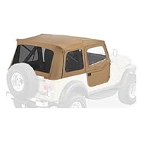 Bestop 54603-37 Supertop Spice Soft Top with Tinted Windows and 2-Piece Doors