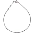 Sterling Silver Chain Necklace for Women 15.5 inches