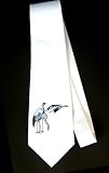 Party Decoration Necktie with Japan, cranes, birds, flying, Asia, flock
