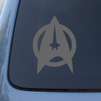  STAR TREK TNG - Vinyl Decal Sticker #A1107 | Vinyl Color: Silver