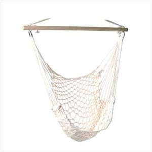 Cotton Rope Hammock Cradle Chair With Wood Stretcher Cotton Rope Hammock Cradle Chair With Wood Stretcher