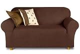 31p89r74pxL. SL160  Sofa Slipcover Regular   Cozy Suede   Chocolate
