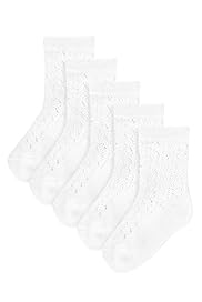 5 Pairs of Cotton Rich Pelerine Socks