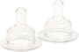 Born Free Y-Cut Silicone Nipples- Twin Pack