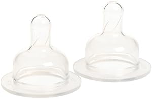 Born Free Y-Cut Silicone Nipples- Twin Pack